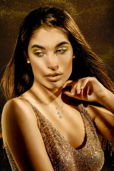 COMETE AMBROSIA ЗЛАТНО КОЛИЕ С ЦИРКОНИИ AGZ398