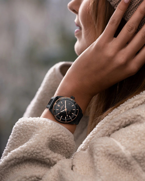 NORQAIN Adventure Sport N1800.08B02.B01 автоматичен часовник с черна гумена каишка – classicwatches.bg