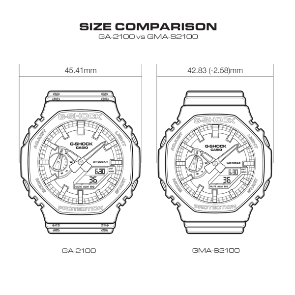 CASIO G-SHOCK GMA-S2100-1AER