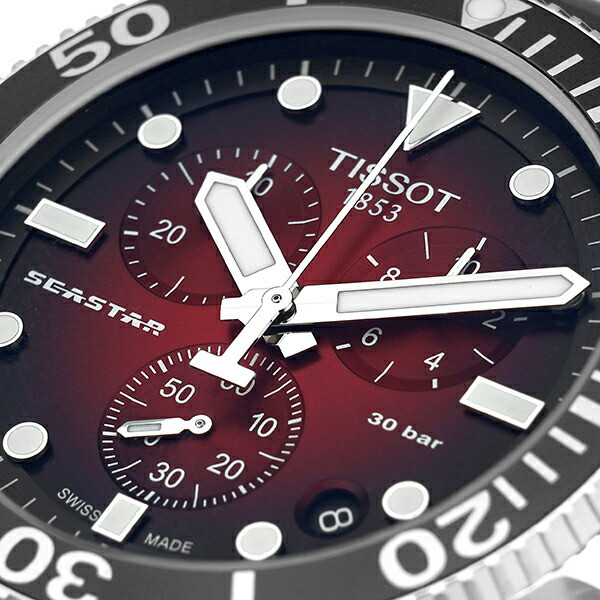 TISSOT SEASTAR 1000 CHRONOGRAPH QUARTZ 45.5MM MEN'S WATCH T120.417.17.421.00