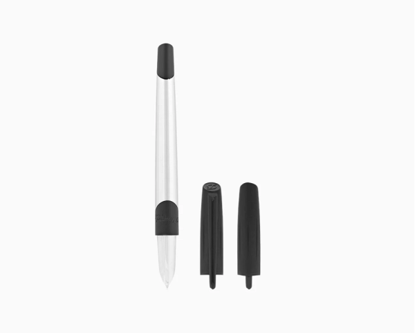 Писалка S.T.Dupont Défi Millenium Brushed Chrome And Matt Black 400004