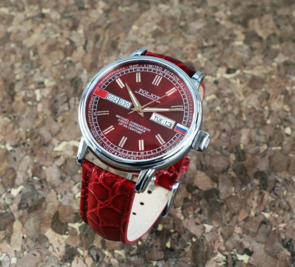 Часовник Poljot International Gorbatschow 36NH.4200116 – естествена кожена каишка в класически стил – classicwatches.bg