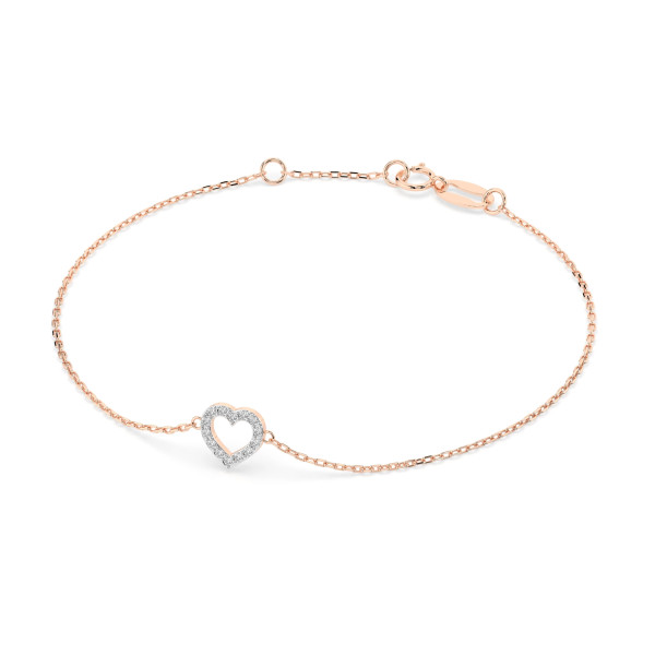 Cara гривна с диаманти 0.07 ct – ЗЛАТНО БИЖУ 14К K105-10005R/14K