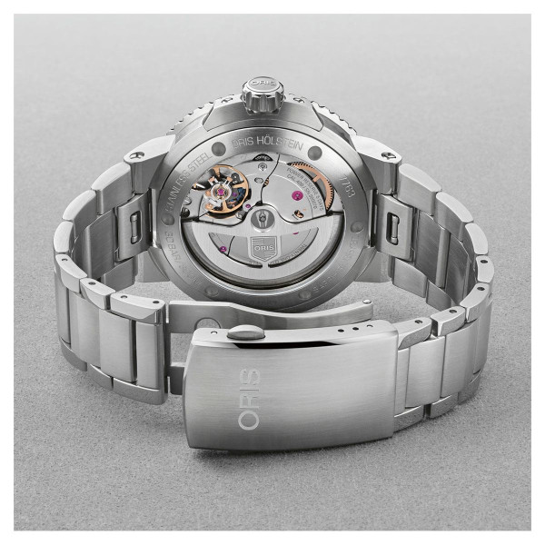 ORIS AQUIS  DATE CALIBRE 400 43.5MM 400 7763 4135-07 8 24 09PEB