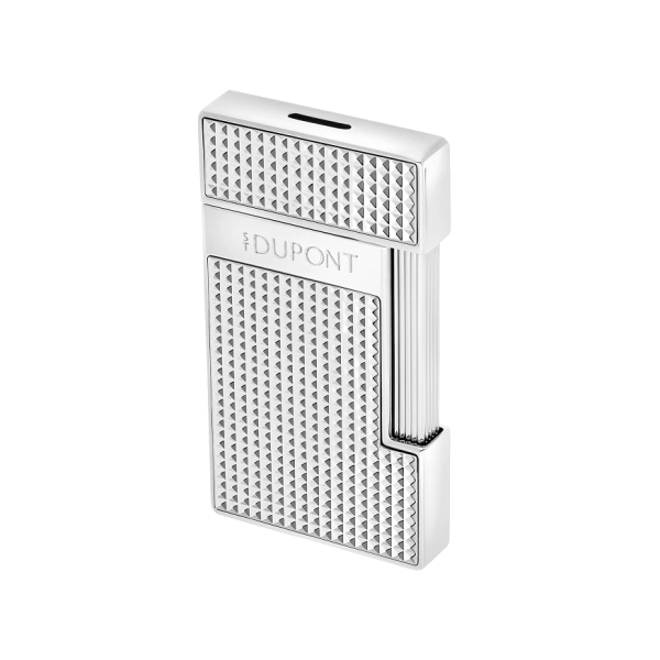 Запалка S.T.Dupont Slimmy Diamond head Silver 28120
