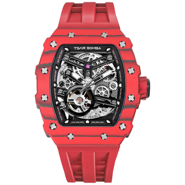 TSAR BOMBA T-Elemental Carbon Fiber Bull Red TB8208CF-07