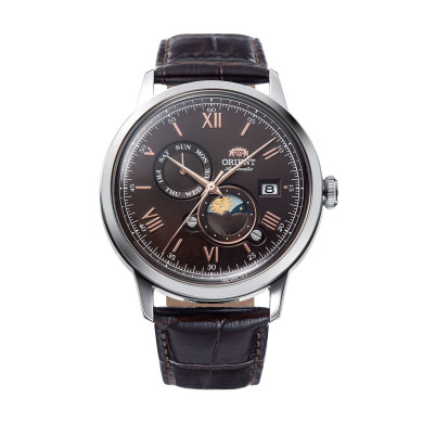 ORIENT SUN AND MOON 41.5MM MEN'S WATCH RA-AK0804Y