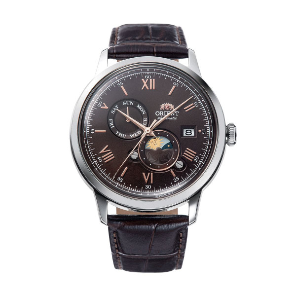 ORIENT SUN AND MOON 41.5MM MEN'S WATCH RA-AK0804Y