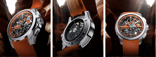 Часовник NORQAIN Independence Skeleton Chrono 42mm N3200.40S01.O01