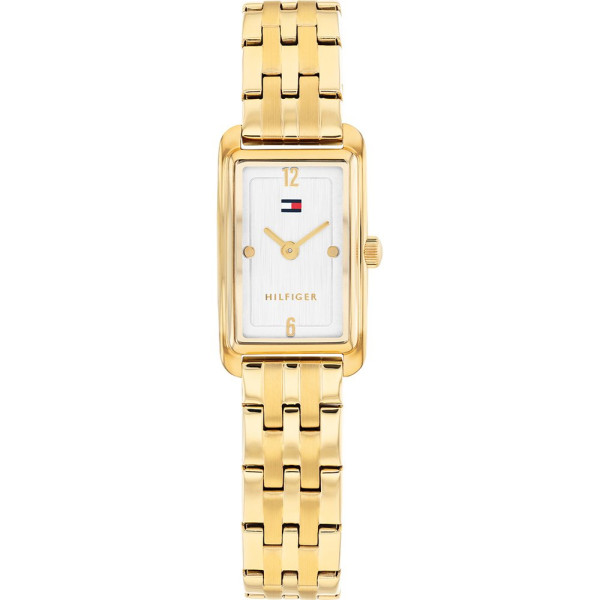 часовник tommy hilfiger 1782863 дамски златен правоъгълен classicwatches.bg