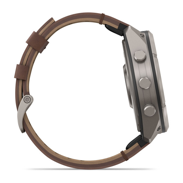 Garmin Fenix 9 Pro inReach Titanium с Walnut кожена каишка 010-04337-41