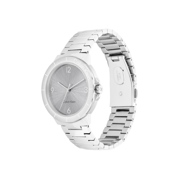 Calvin Klein 25100022 дамски часовник със сребрист циферблат