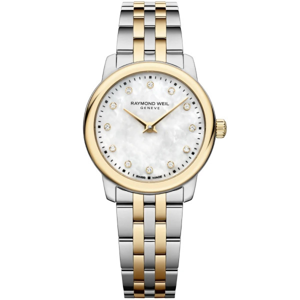 часовник raymond weil 5024-stp-97081 toccata със седеф и диаманти classicwatches.bg