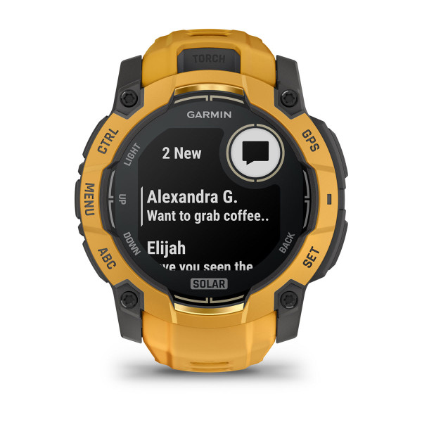 Garmin Instinct 3 Solar Sunburst със Sunburst/Grey каишка 010-02935-02