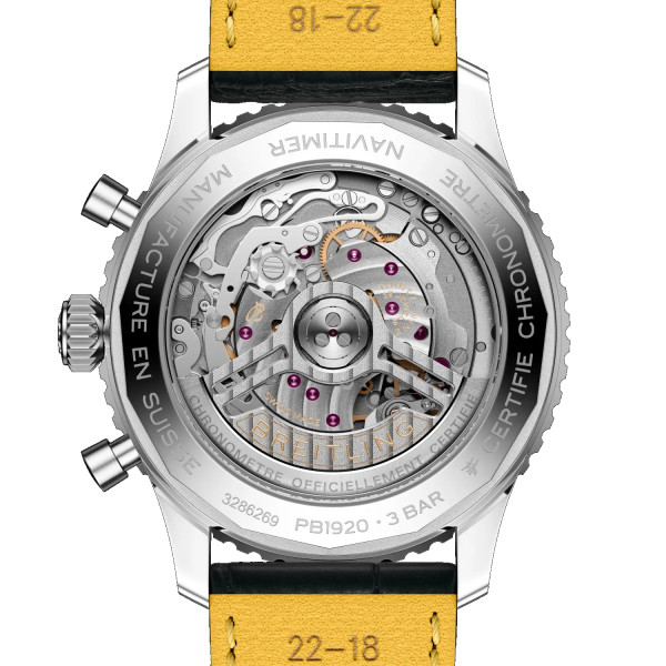 часовник breitling navitimer с кожена каишка алигатор classicwatches.bg