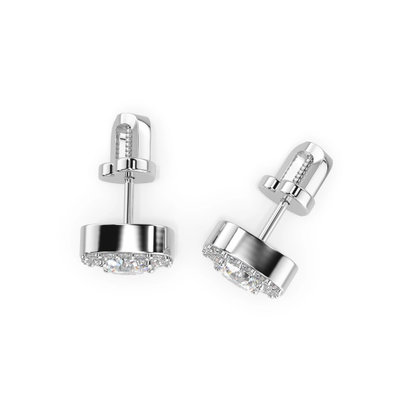 Златно бижу Cara обеци с диаманти 0.80+0.20 ct GIA сертификат K102-10152W