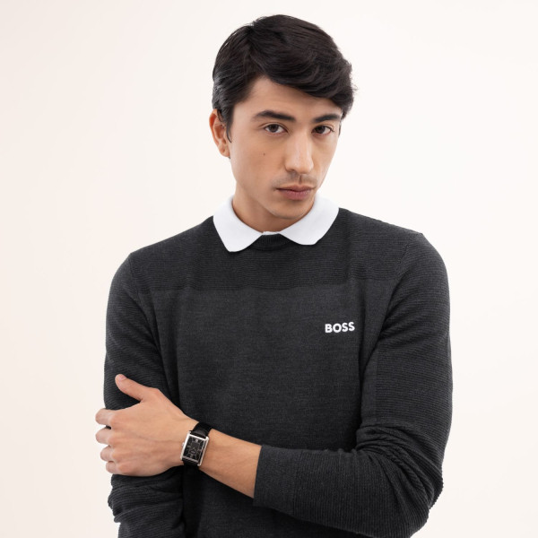 HUGO BOSS 1514277 мъжки елегантен часовник с правоъгълен корпус – classicwatches.bg