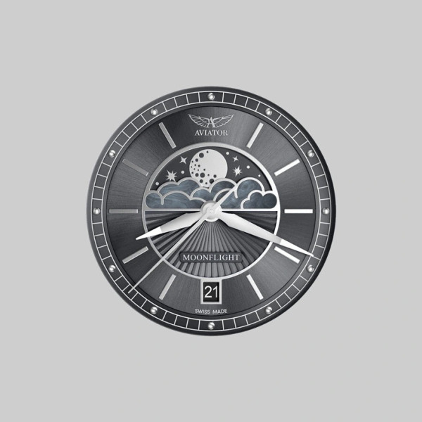 AVIATOR DOUGLAS MOONFLIGHT 36MM V.1.33.0.254.5