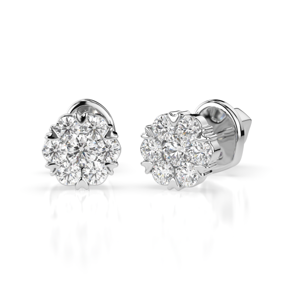 дамски обеци с диаманти cara diamanti k102 10048r rose gold earrings 18k classicwatches.bg