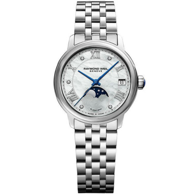 RAYMOND WEIL MAESTRO AUTOMATIC 34MM LADIES WATCH 2139-ST-00965