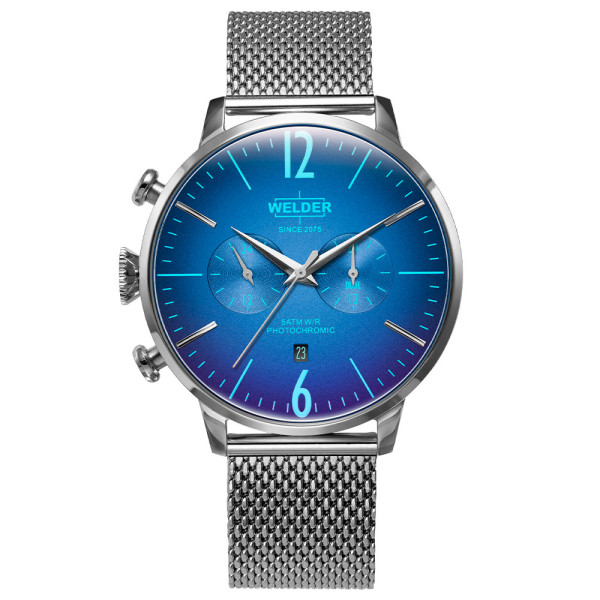 часовник welder wwrc1001 стоманен корпус мрежеста верижка 47 мм classicwatches.bg