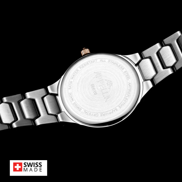 Appella часовник L50010.R117DQ сапфир кристал swiss made classicwatches.bg