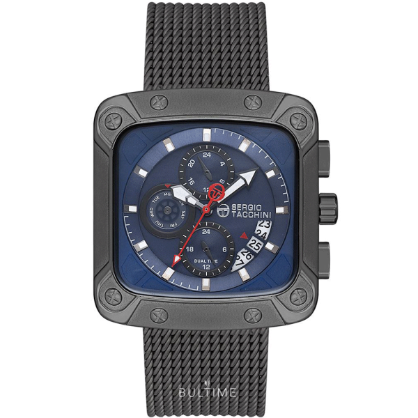 SERGIO TACCHINI DUAL TIME 43X47MM MEN`S WATCH ST.1.10130-4