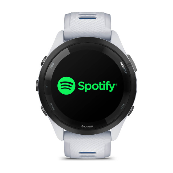 Garmin Forerunner 265 Black безел с Whitestone корпус и Whitestone/Tidal Blue силиконова каишка 010-02810-11