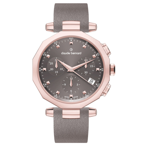 Claude Bernard Dress Code Chronograph 10251-37RCGR-GRIR