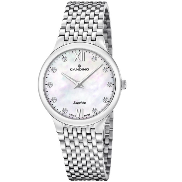 Часовник candino c4787 1 дамски седефен циферблат swiss made classicwatches.bg
