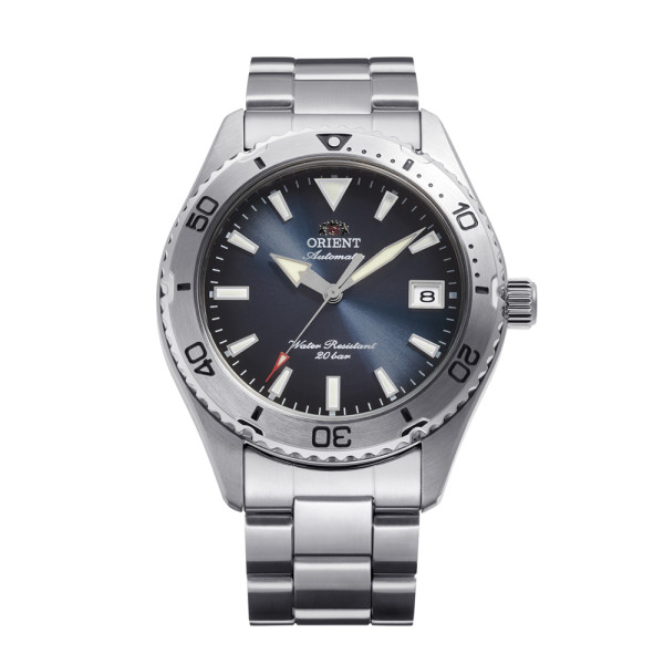 часовник orient ra ac0q14l автоматичен 20 atm тъмносин циферблат classicwatches.bg