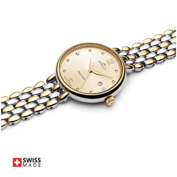 Appella часовник L50014.2171DQ сапфир кристал swiss made classicwatches.bg