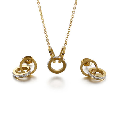 Комплект дамско колие и обеци Lee Cooper LC.S.01052.110