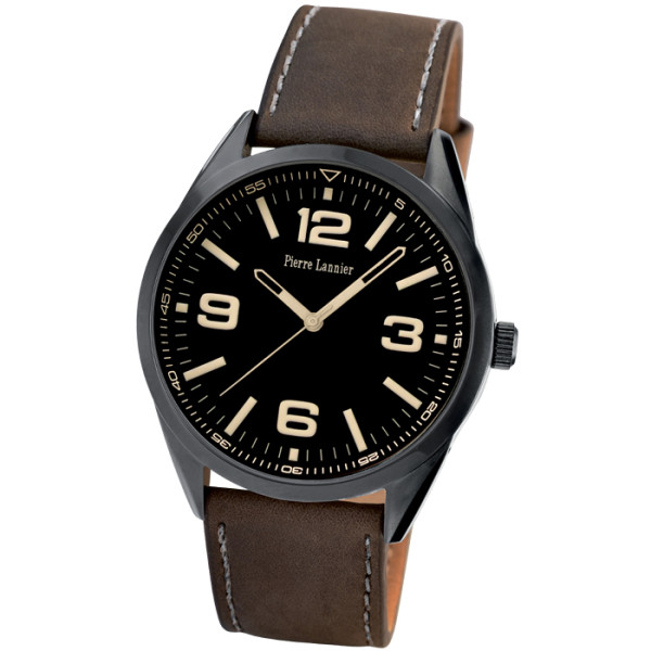 PIERRE LANNIER WEEK-END NATURAL 42MM MEN'S WATCH  212D434