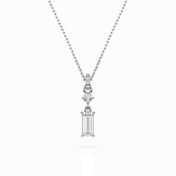 Cara колие с диаманти 0,04+0,32 ct GIA сертификат K104-10071/3W (0,30)
