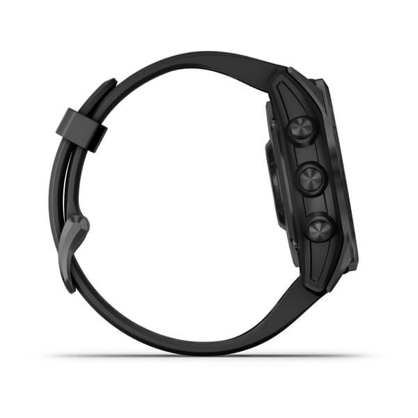 Garmin Fenix 7S Solar Edition Slate Gray с Black силиконова каишка 010-02539-13