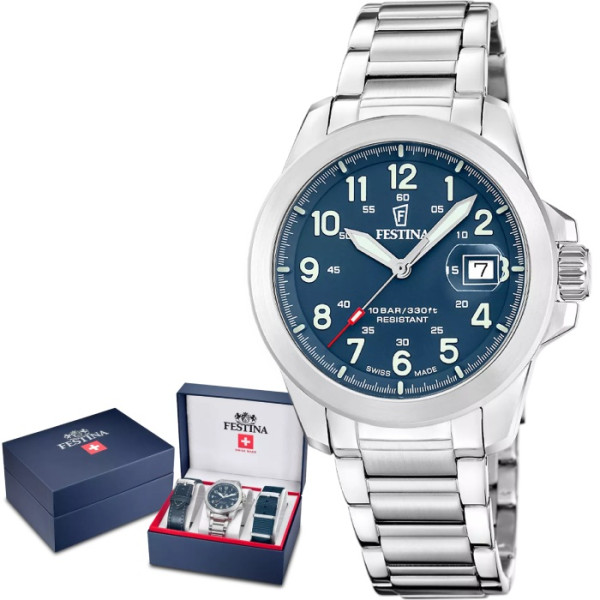 Festina F20081/2 мъжки швейцарски часовник Field – classicwatches.bg