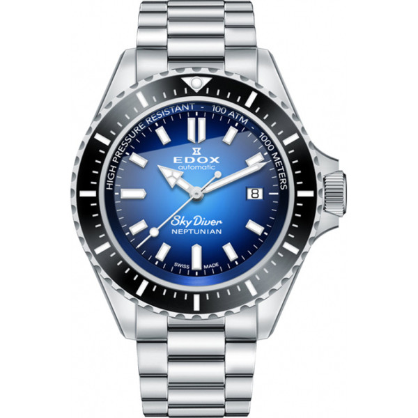 EDOX SKYDIVER NEPTUNIAN EDITION AUTOMATIC 44MM MEN'S 80120 3NM BUIDN