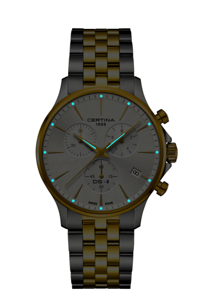 Certina DS-8 Chrono C045.417.22.031.00 корпус от 316L неръждаема стомана – classicwatches.bg