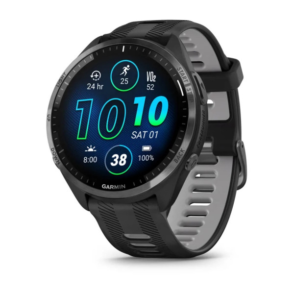 GARMIN FORERUNNER® 965 CARBON GREY DLC TITANIUM 47MM 010-02809-10
