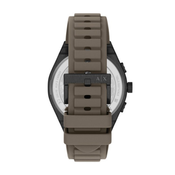 Armani Exchange AX4293 с кафява силиконова каишка classicwatches.bg