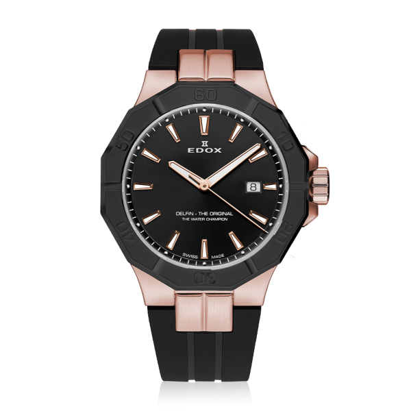 Edox Delfin Quartz 3 Hands 53021 37RNCA NIR мъжки спортен часовник