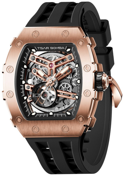 TSAR BOMBA Black Gold Emperor Automatic JYTB8208AG