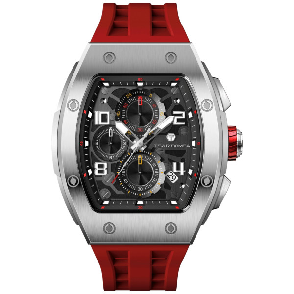 TSAR BOMBA T-Elemental Silver Red TB8224Q-03