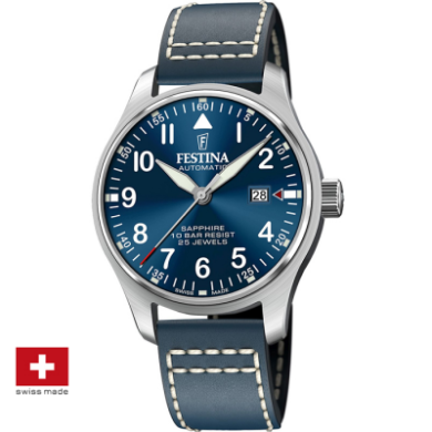 FESTINA SWISS MADE 43.5MM MEN'S WATCH F20151/3