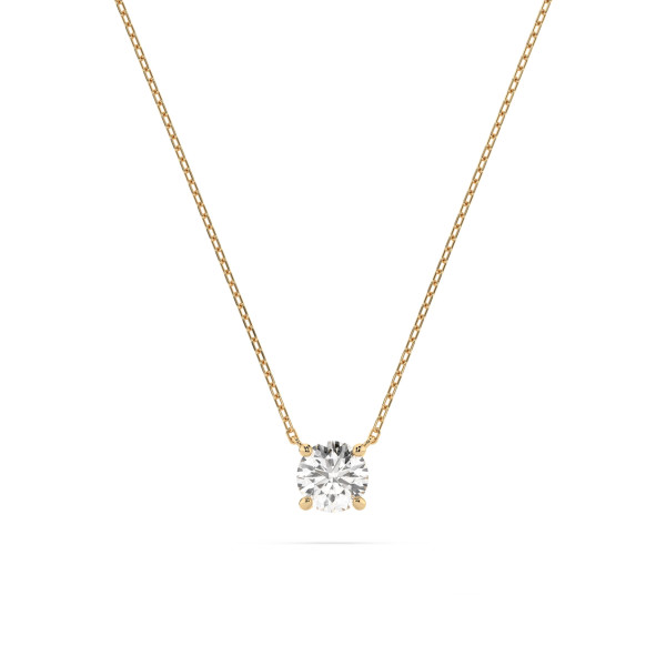 Cara колие с диамант 0.30 ct GIA сертификат – ЗЛАТНО БИЖУ 14К K104-10040Y(4.2)/14K