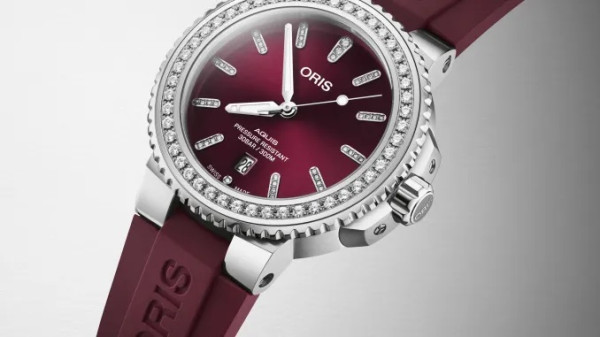 ORIS AQUIS DIVING DATE DIAMONDS AUTOMATIC 41.5MM LADIES WATCH 733 7766 4998-07 4 22 68FC