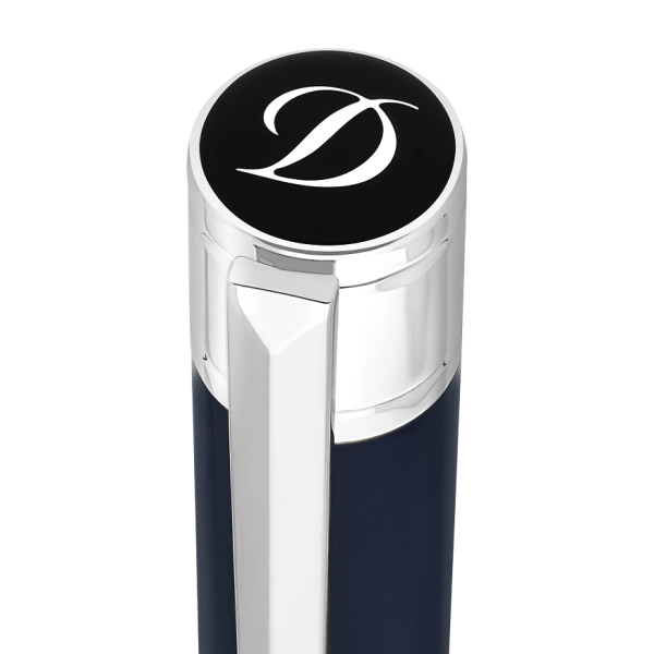 Химикалка S.T.Dupont Initial Blue And Chrome 275205