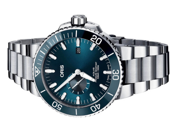ORIS AQUIS DIVING SMALL SECOND DATE 45.5MM 743 7733 4155-07 8 24 05PEB