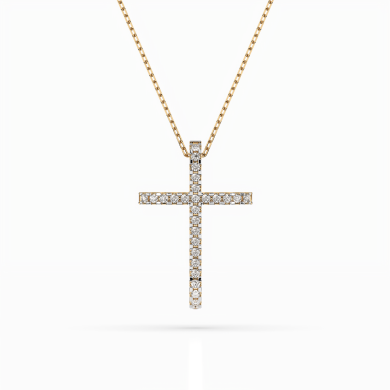 CARA DIAMANTI Златно колие с диаманти K104-10026Y